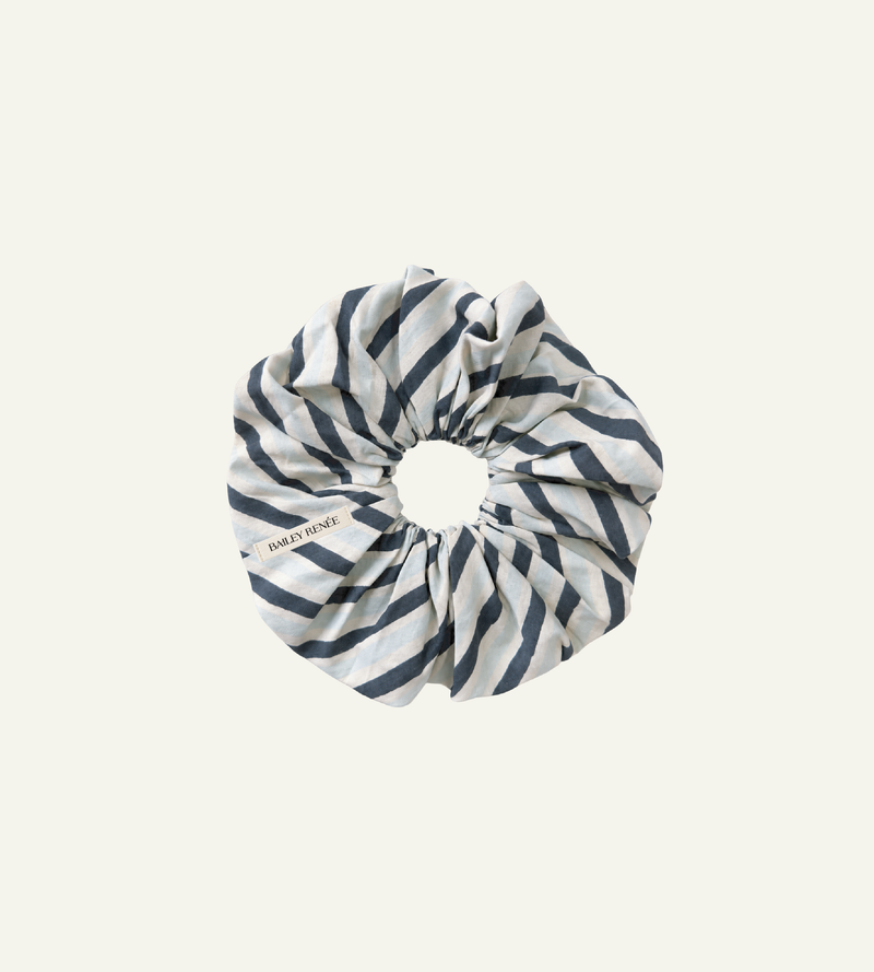 Bloom Scrunchie - Sunday Stripe