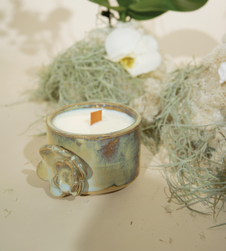 Emberwood Ceramic Candle