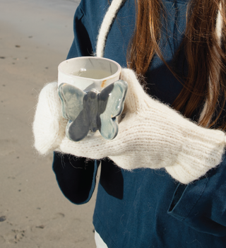 Embossed Butterfly Cup