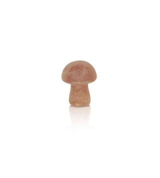 Strawberry Agate Crystal Mushroom